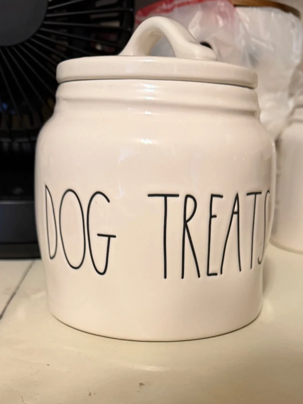 Rae Dunn Dog Treats Jar